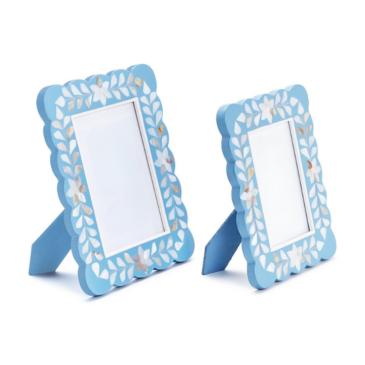 Hydrangea Mother Of Pearl Photo Frame