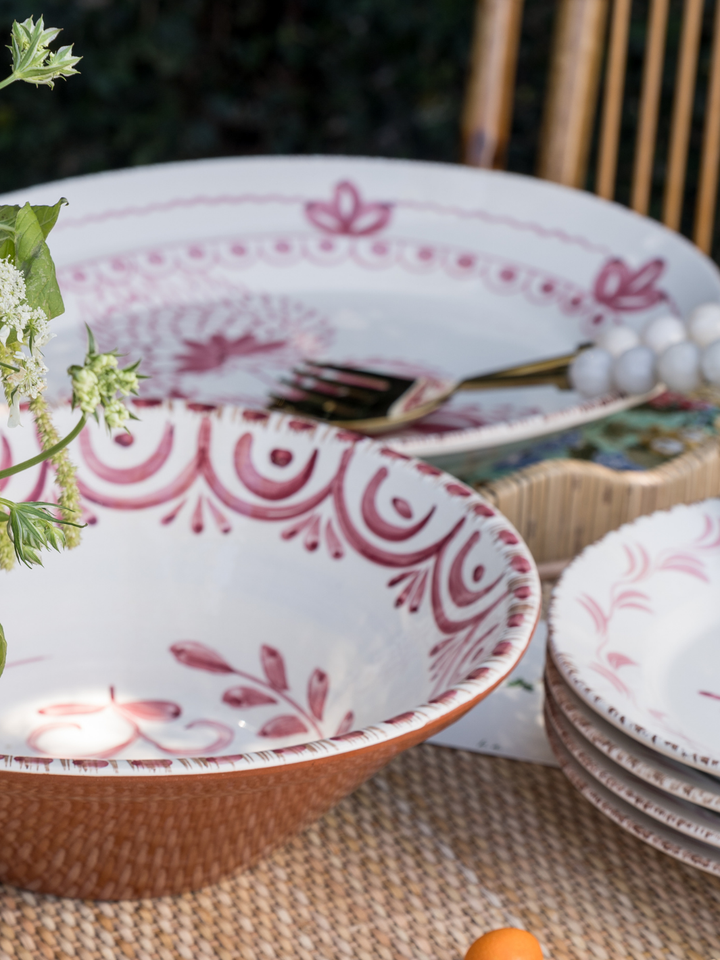 White Ball Serving Set