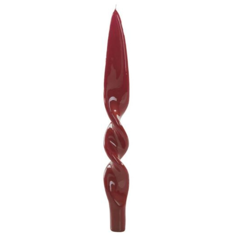 Swirl Candles - Bordeaux