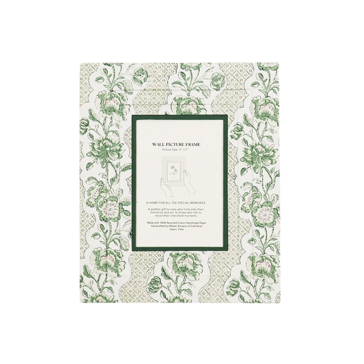 Trellis Wall Photo Frame - Green