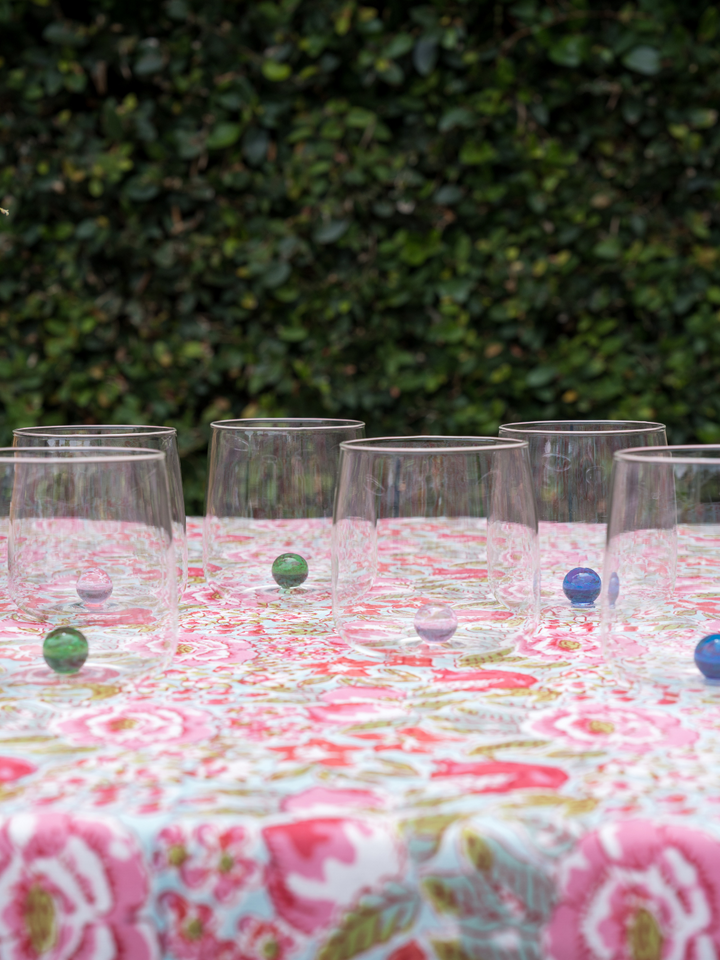 Marble Tumblers - Blue