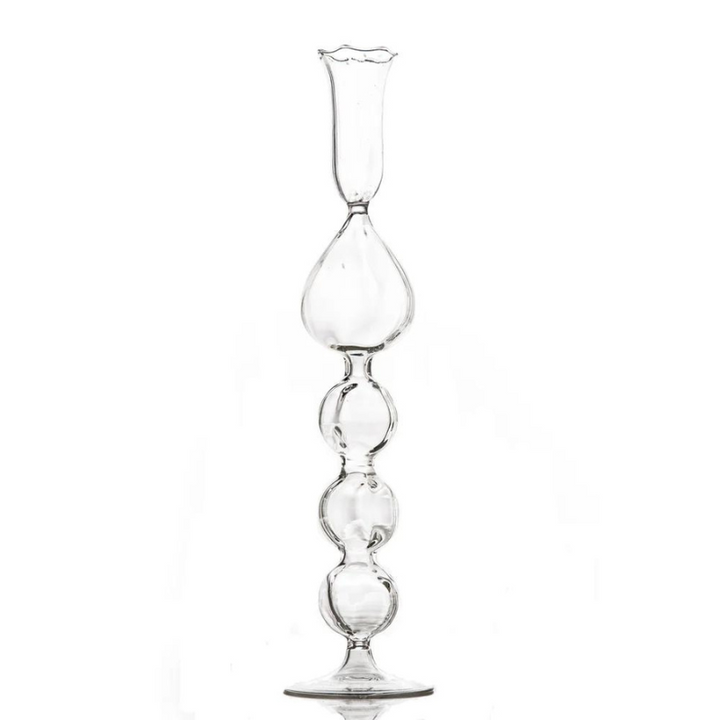 Grand Teardrop Candlestick Holders