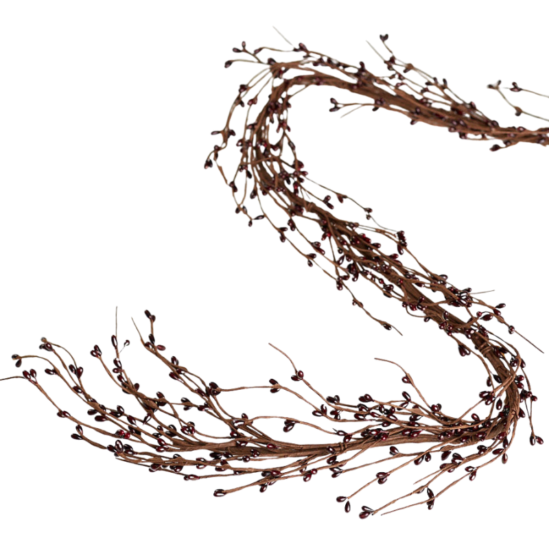 Little Berry Garlands - Dark Brown