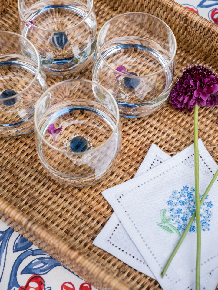 Marble Tumblers - Blue