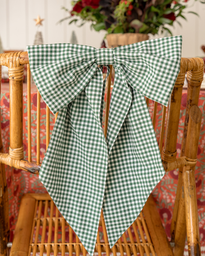 Oversized Wreath Bow - Pine