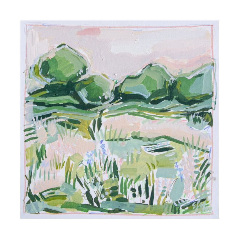 Blushing Skies Art Print