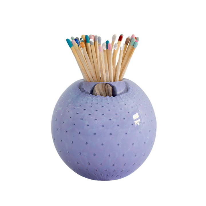 Lilac Glass Match Strike