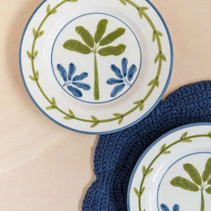 Banana Leaf Salad Plates