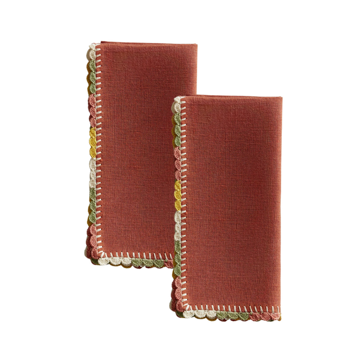 Luxor Napkins - Terracotta