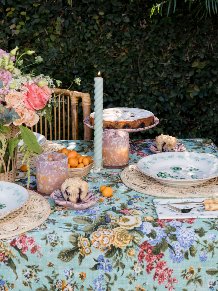 Amelie Tablecloth - Aqua