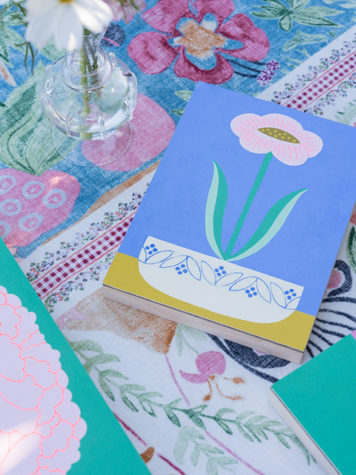 Still Life #33: Single Pink Flower in Vase