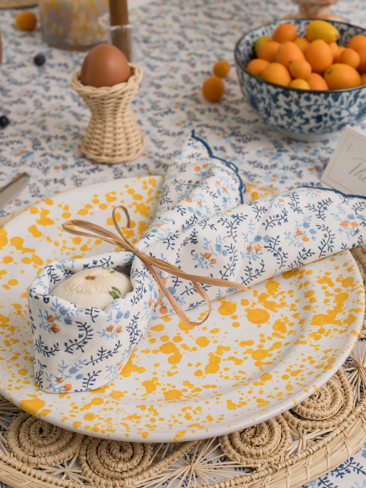 Little Flower Napkins - Blue