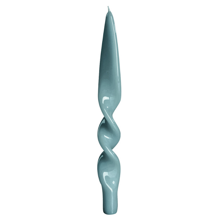 Swirl Candles - Teal