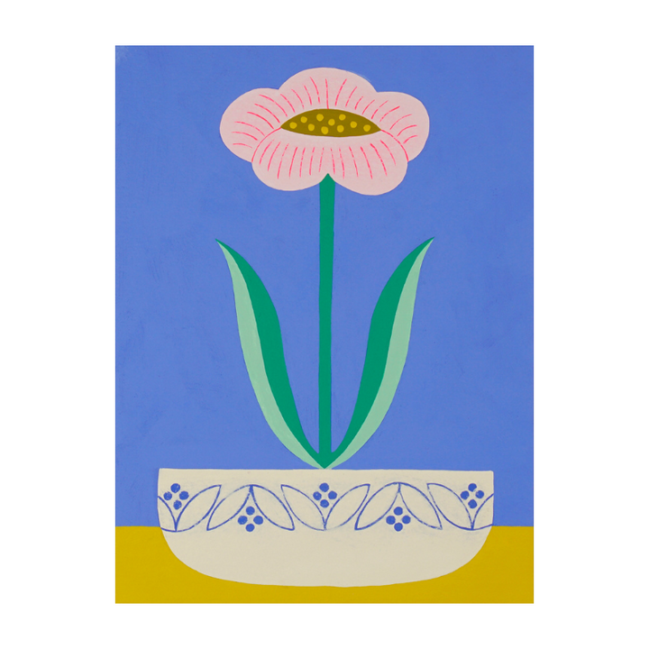 Still Life #33: Single Pink Flower in Vase