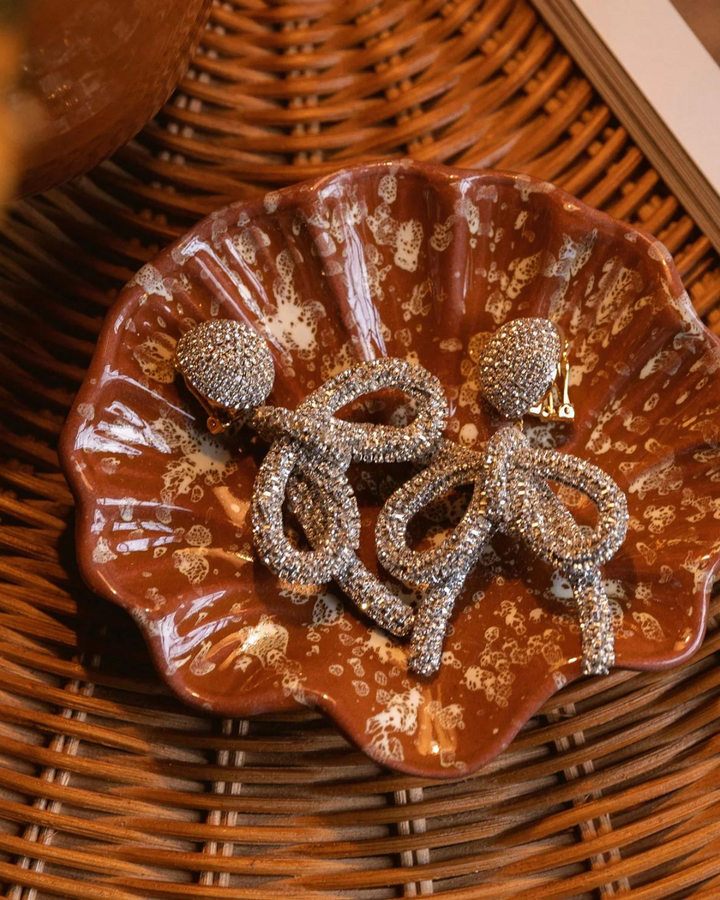 Splatter Coquillage Dish - Terracota/Cream