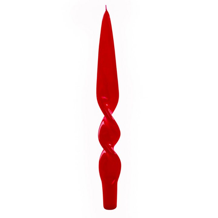 Swirl Candles - Red