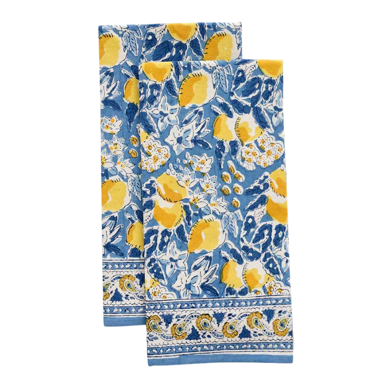 Lemon Orchard Tea Towels
