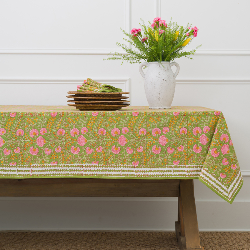 Cactus Flower Tablecloth