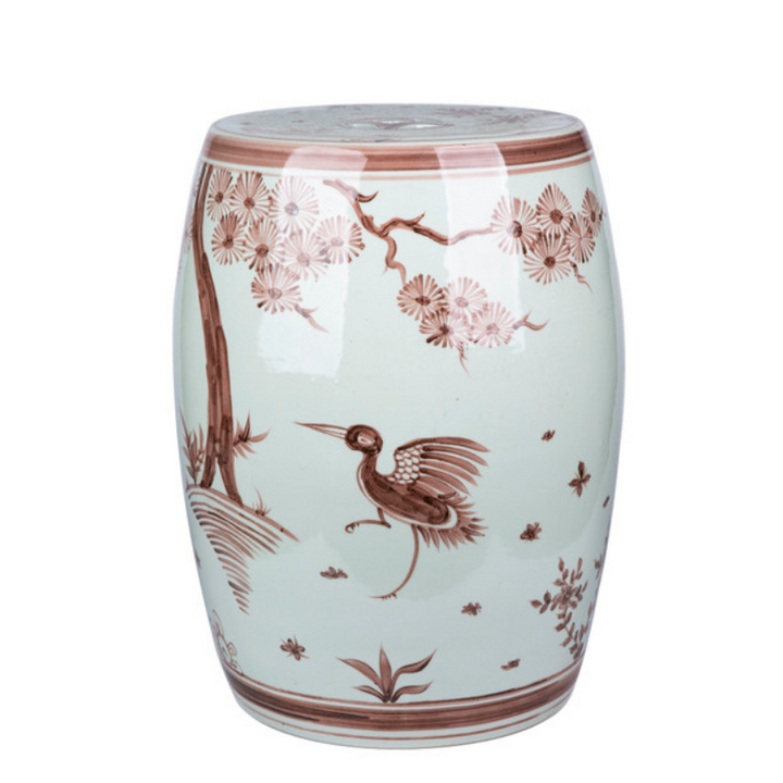 Moka Pine Bird Garden Stool