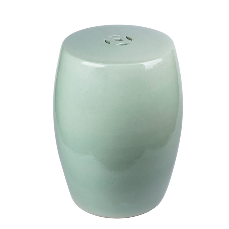 Mint Green Garden Stool