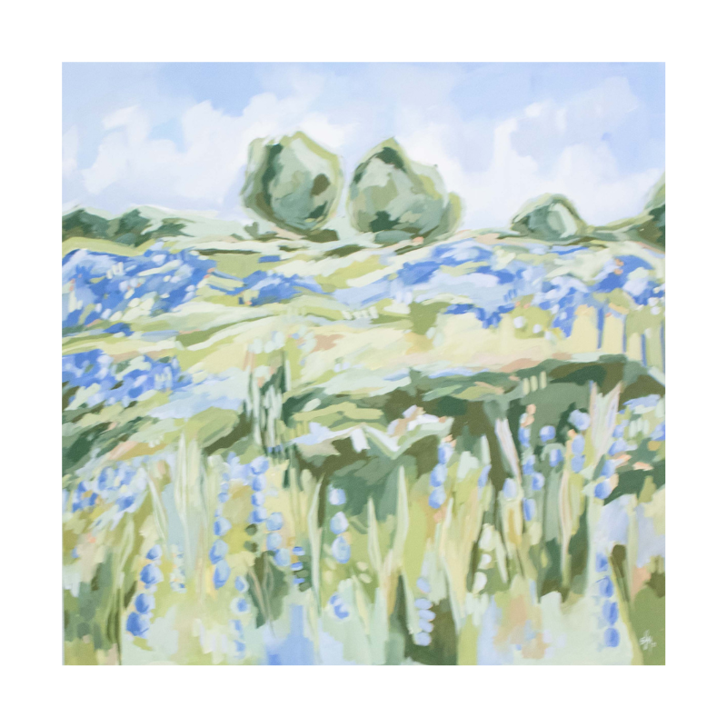 Abundantly Blue Art Print