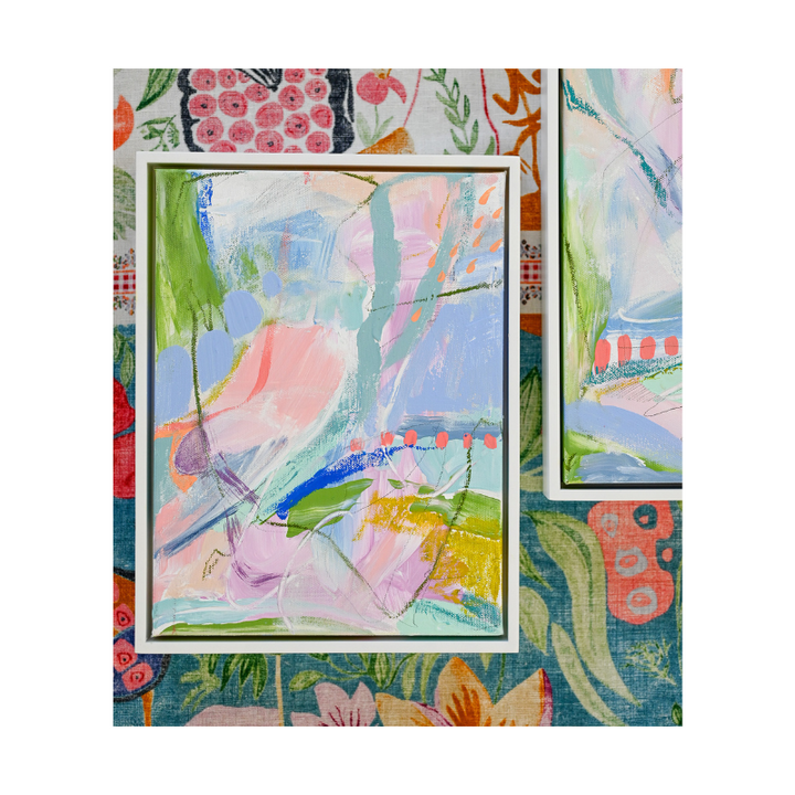 Spring Garden I Framed Original Art