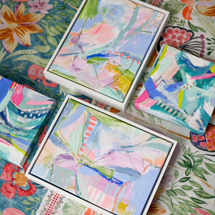 Spring Garden II Framed Original Art