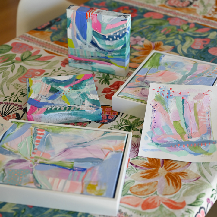 Spring Garden II Framed Original Art