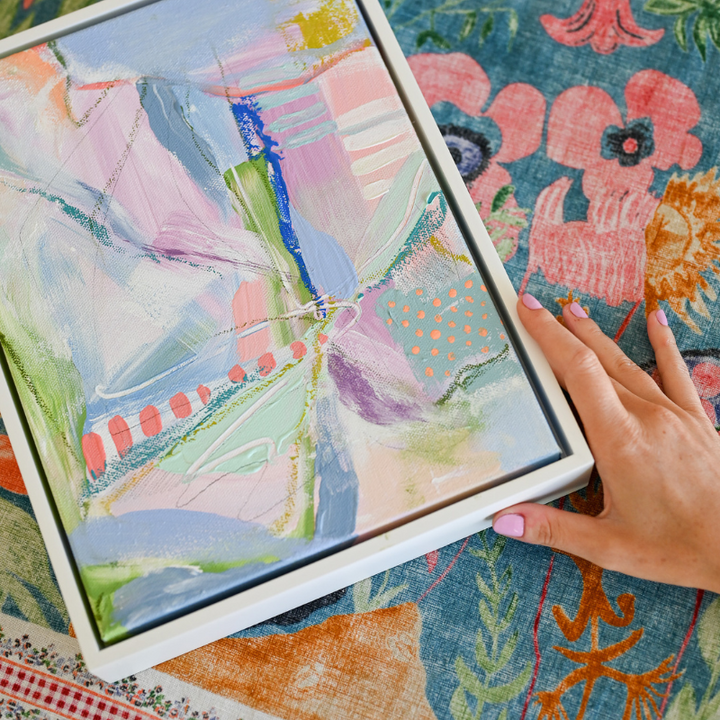 Spring Garden II Framed Original Art