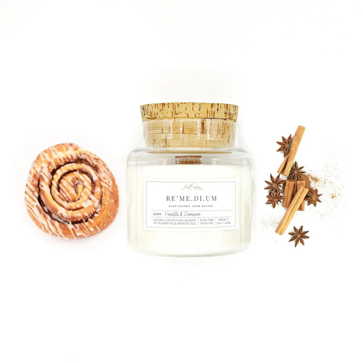 RE'ME.DI.UM Vanilla & Cinnamon Candle