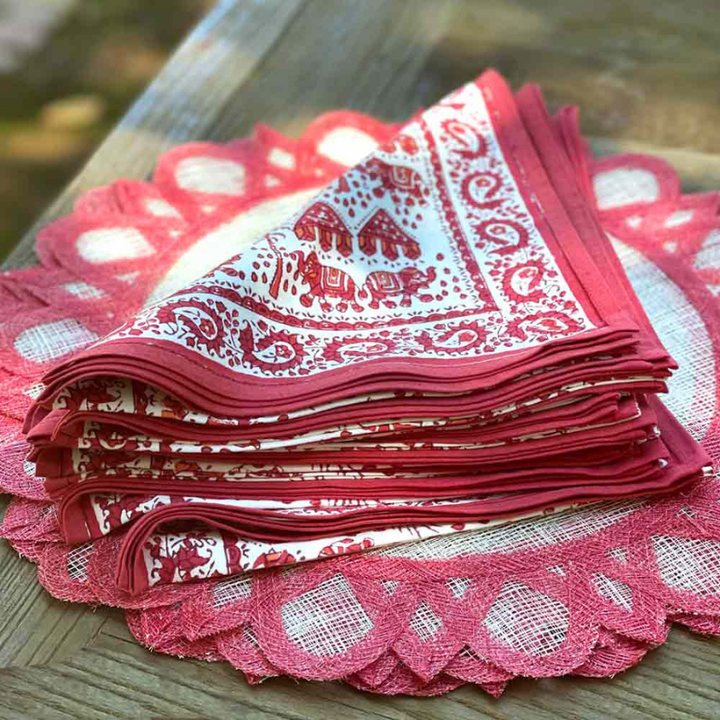Starburst Placemats - Red