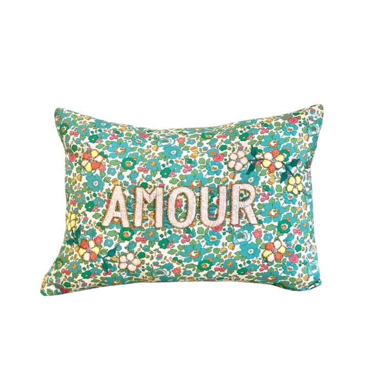 Liberty Embroidered Amour Pillow