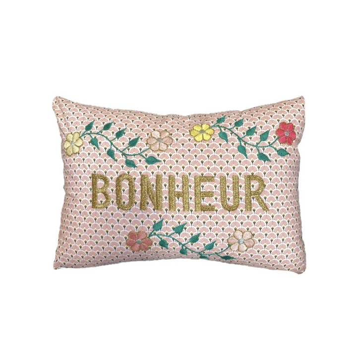 Liberty Embroidered Bonheur Pillow