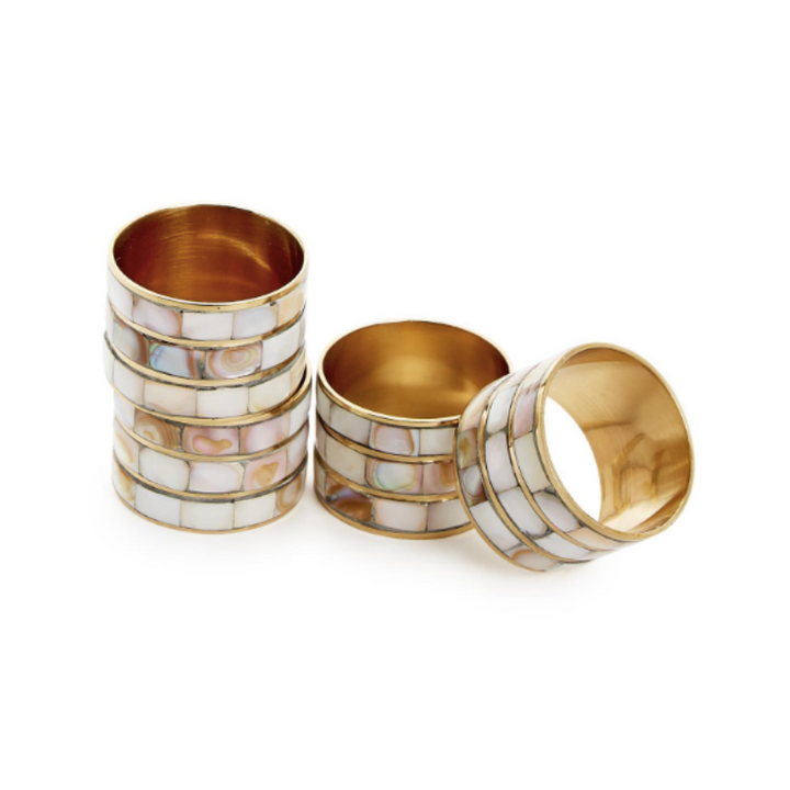Mother of Pearl Napkin Rings
