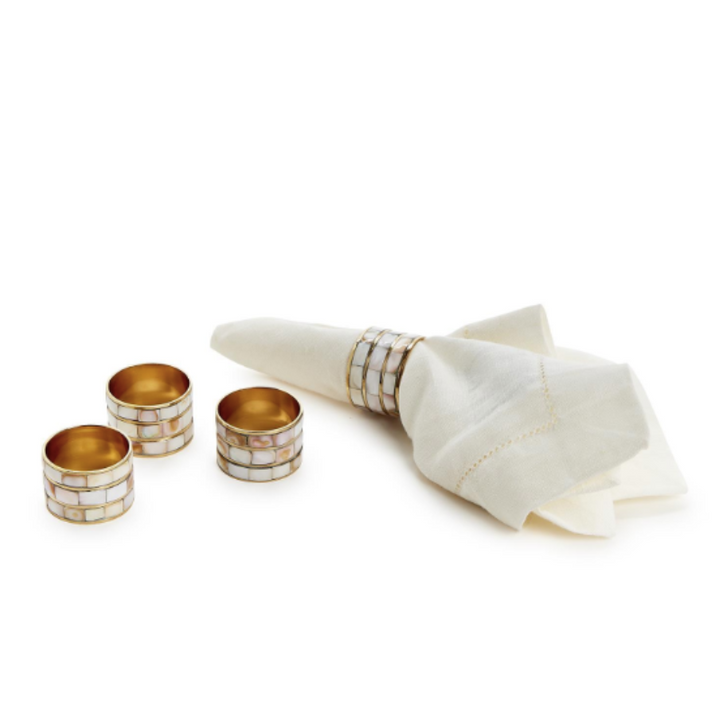 Mother of Pearl Napkin Rings