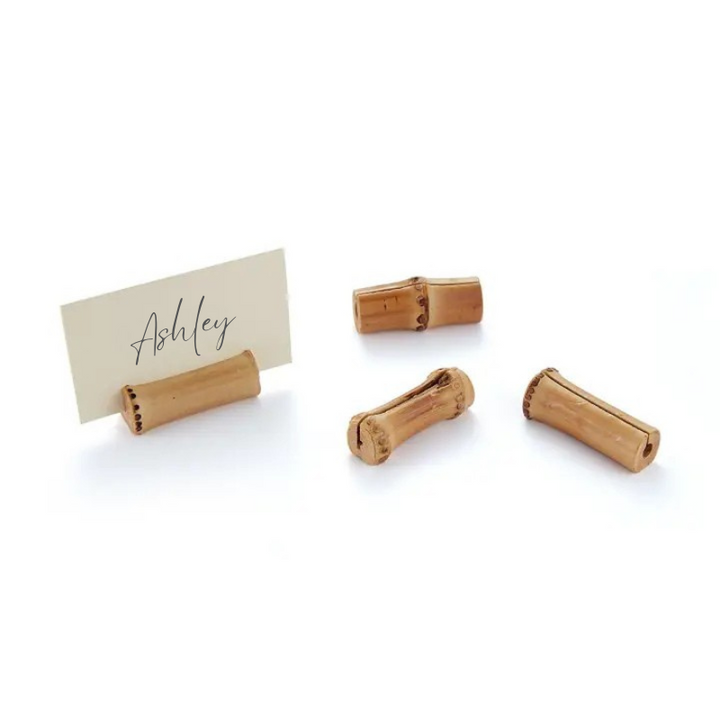Bamboo Place Card Holders
