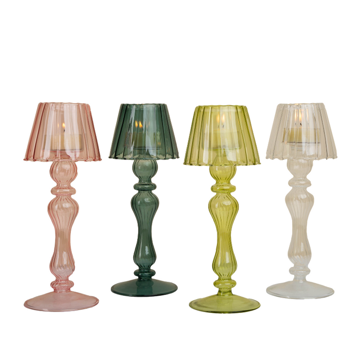 Tea Light Table Lamp - Citrine