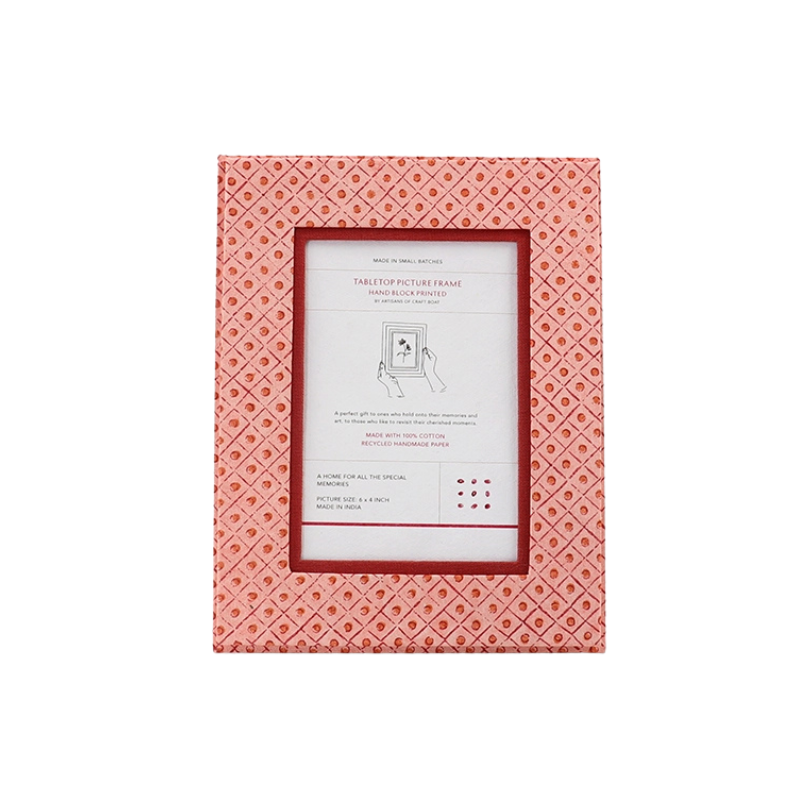 Dot Photo Frame - Red
