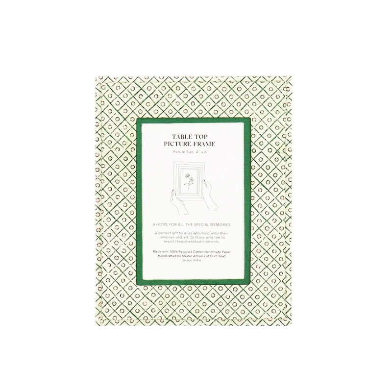 Dot Photo Frame - Green