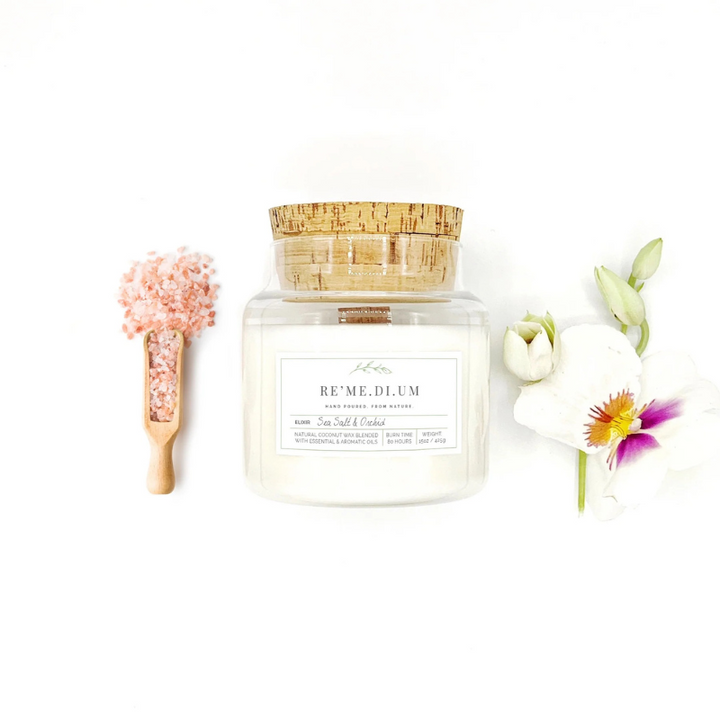 RE'ME.DI.UM Sea Salt & Orchid Candle