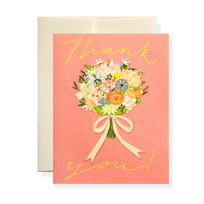 Thank You Bouquet Greeting Card