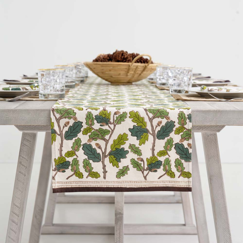 Maple & Acorn Table Runner