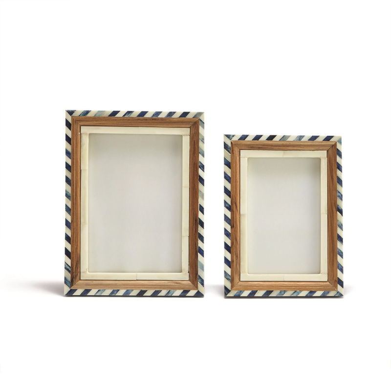 Navy Stripe Photo Frame