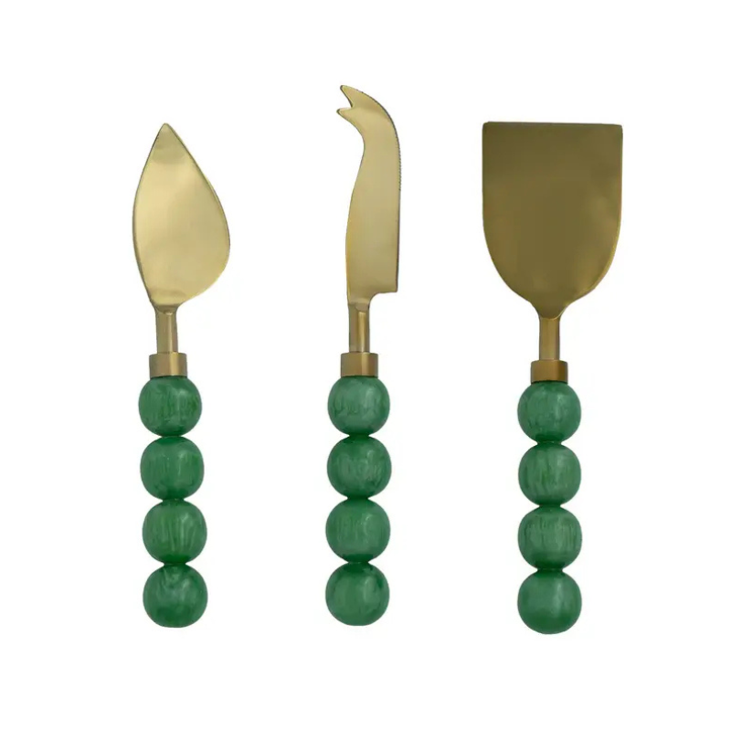 Green Ball Cheese Knives