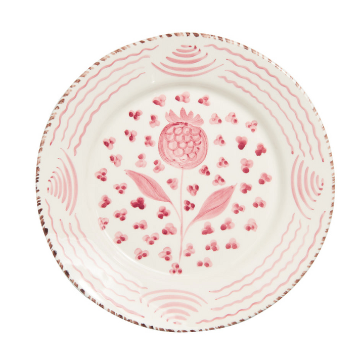 Pomegranate Dinner Plates - Pink