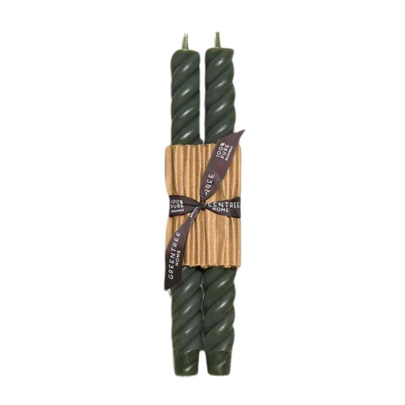 Rope Tapers - Antique Green