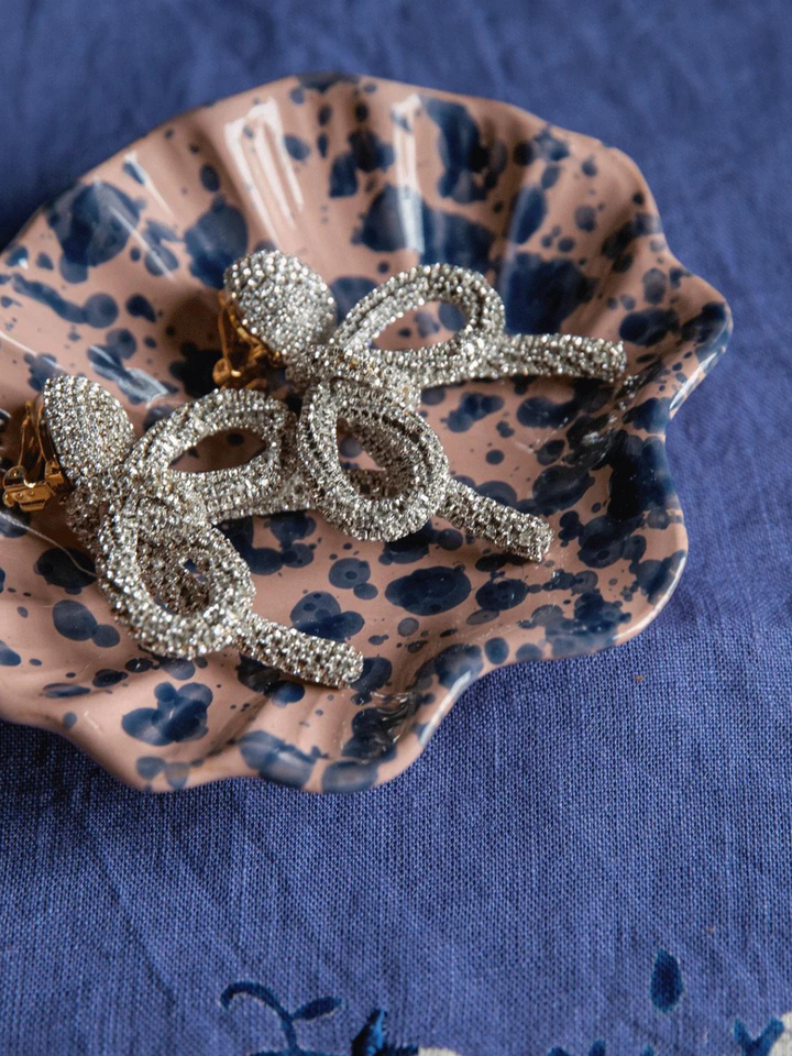 Splatter Coquillage Dish - Pink/Blue