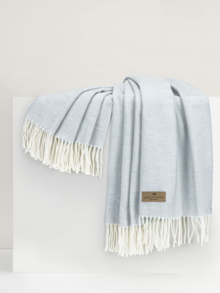 Hydrangea Italian Herringbone Throw