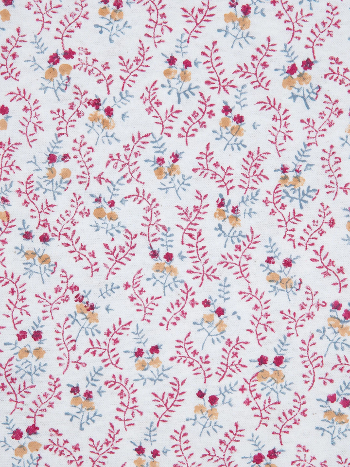 Little Flower Tablecloth - Maroon