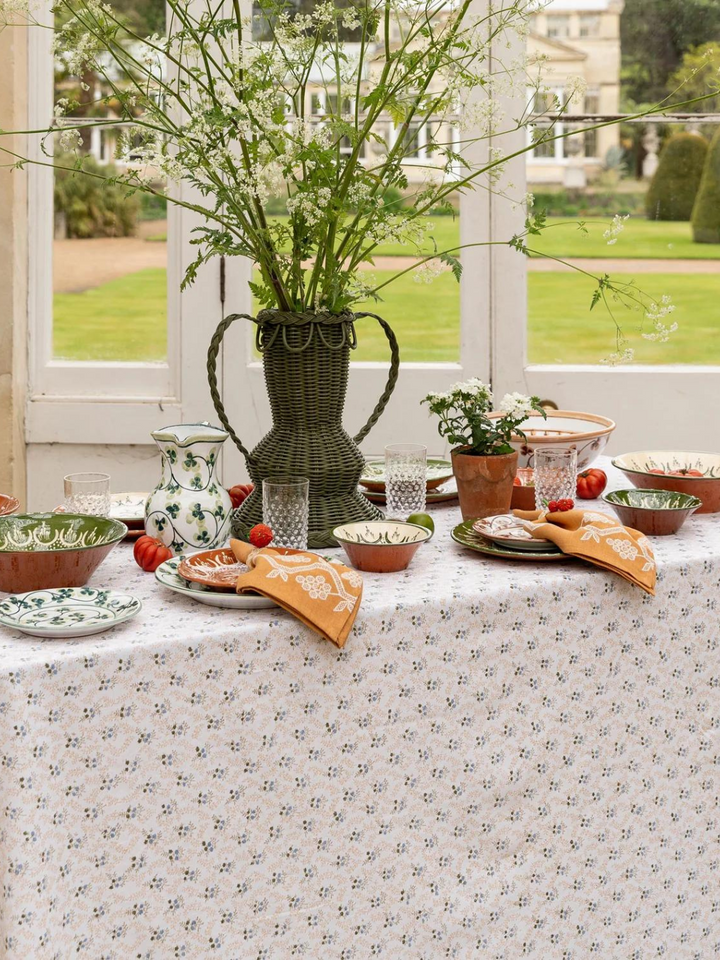 Little Flower Tablecloth - Green